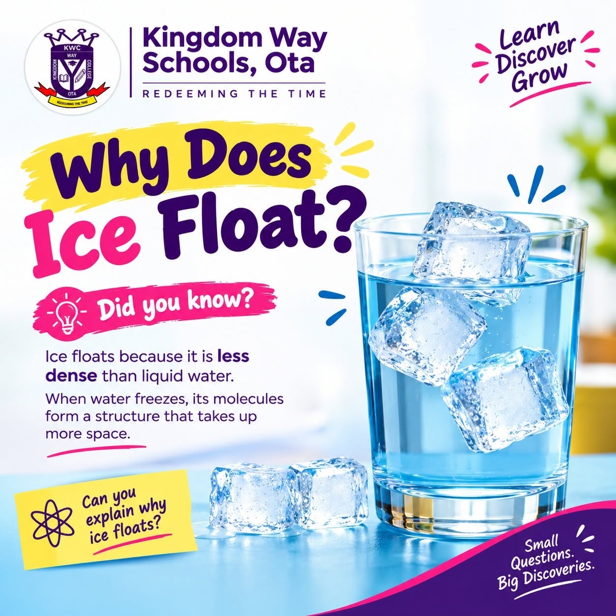 Science is Everywhere - Why Does Ice Float?
